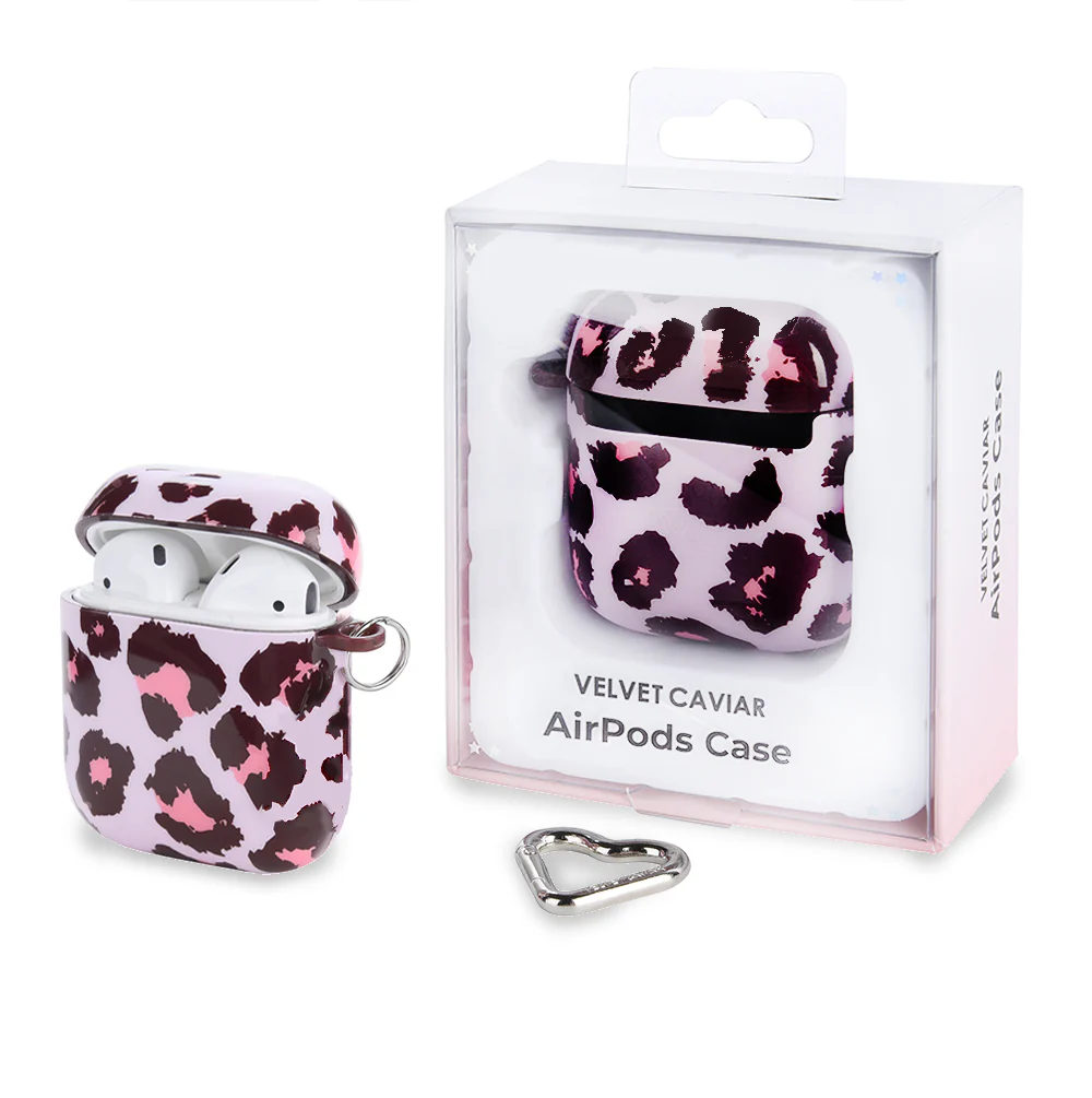 Purrfect Pink Leopard AirPod Case - Image 5