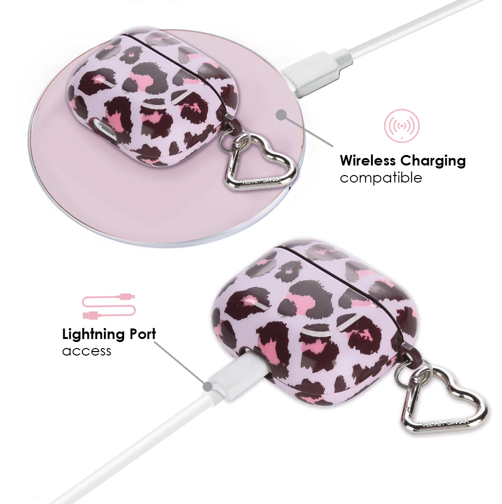 Purrfect Pink Leopard AirPod Case - Image 9