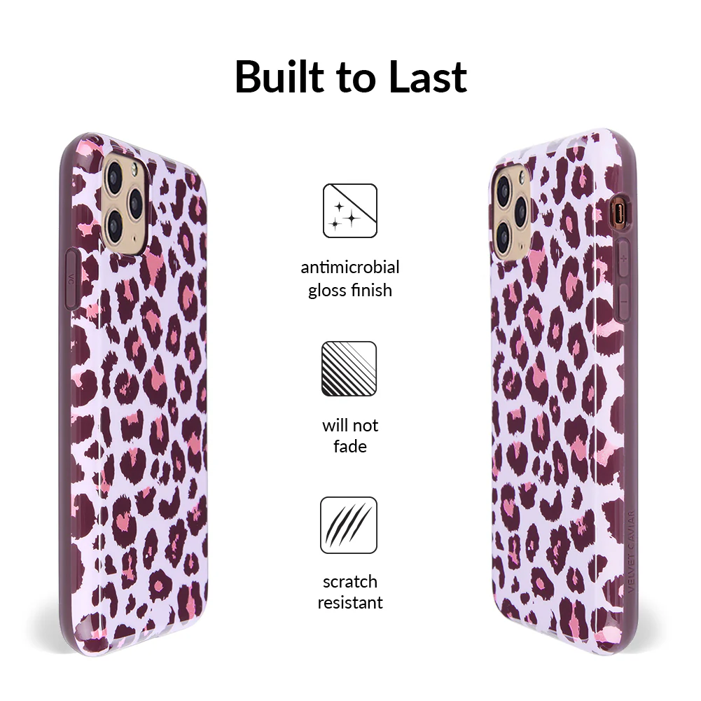 Purrfect Pink Leopard iPhone Case - Image 47