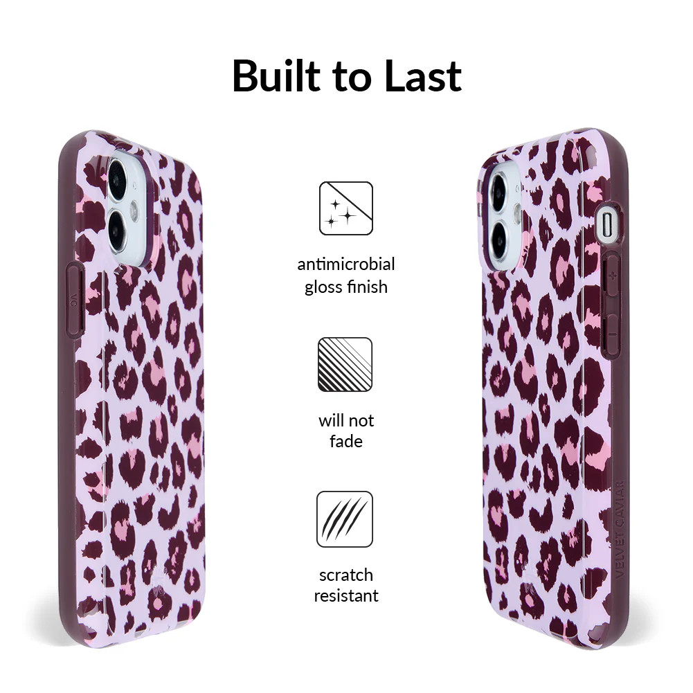 Purrfect Pink Leopard iPhone Case - Image 58