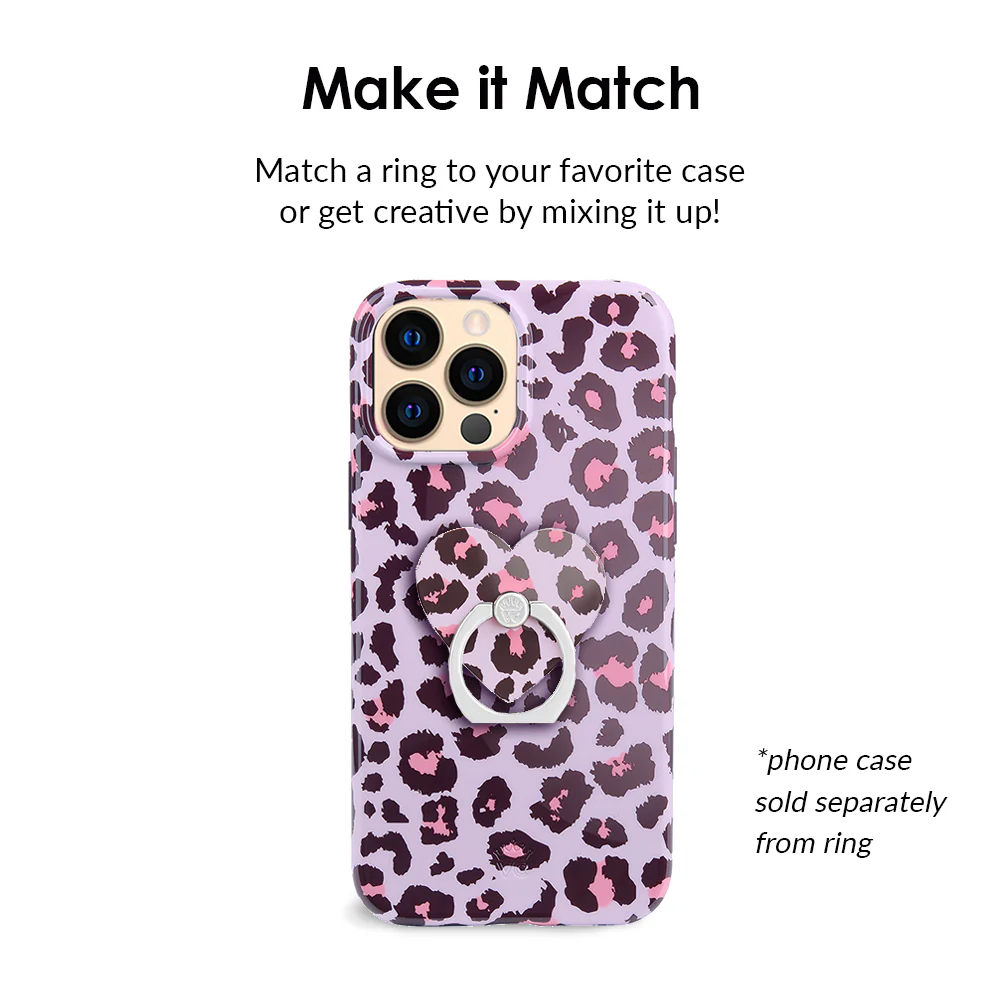 Purrfect Pink Leopard Phone Ring - Image 3