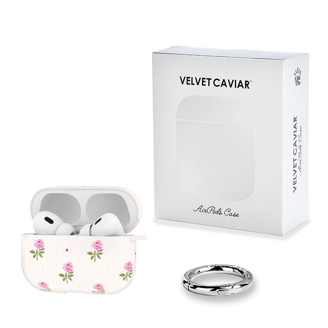 Pink Peony Floral AirPod Case - Image 10