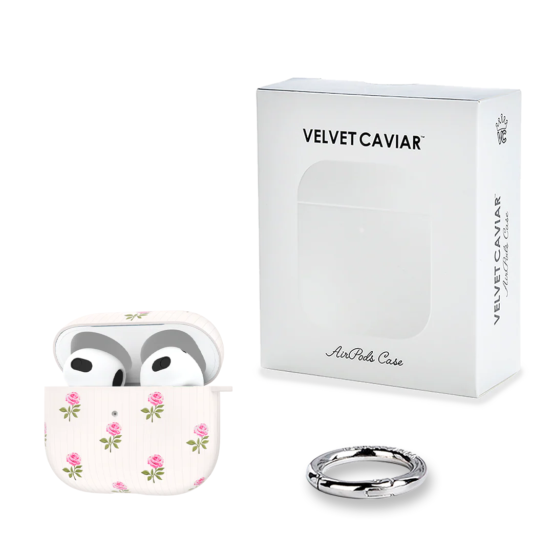 Pink Peony Floral AirPod Case - Image 15