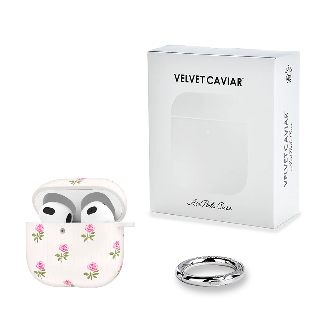 Pink Peony Floral AirPod Case - Image 20