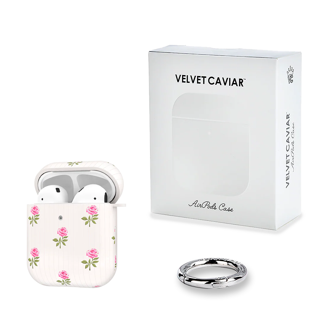 Pink Peony Floral AirPod Case - Image 5