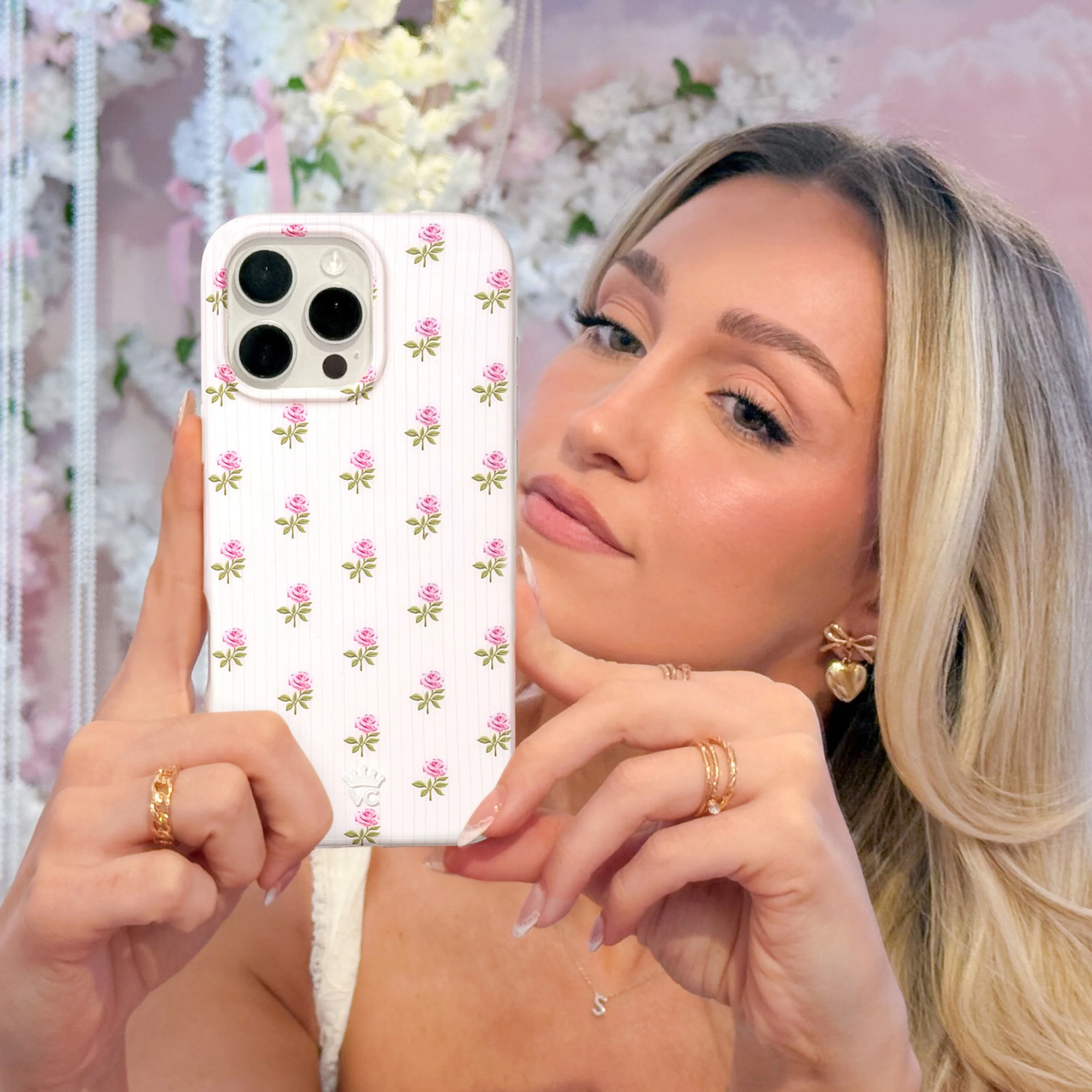 Pink Peony Floral iPhone Case - Image 100