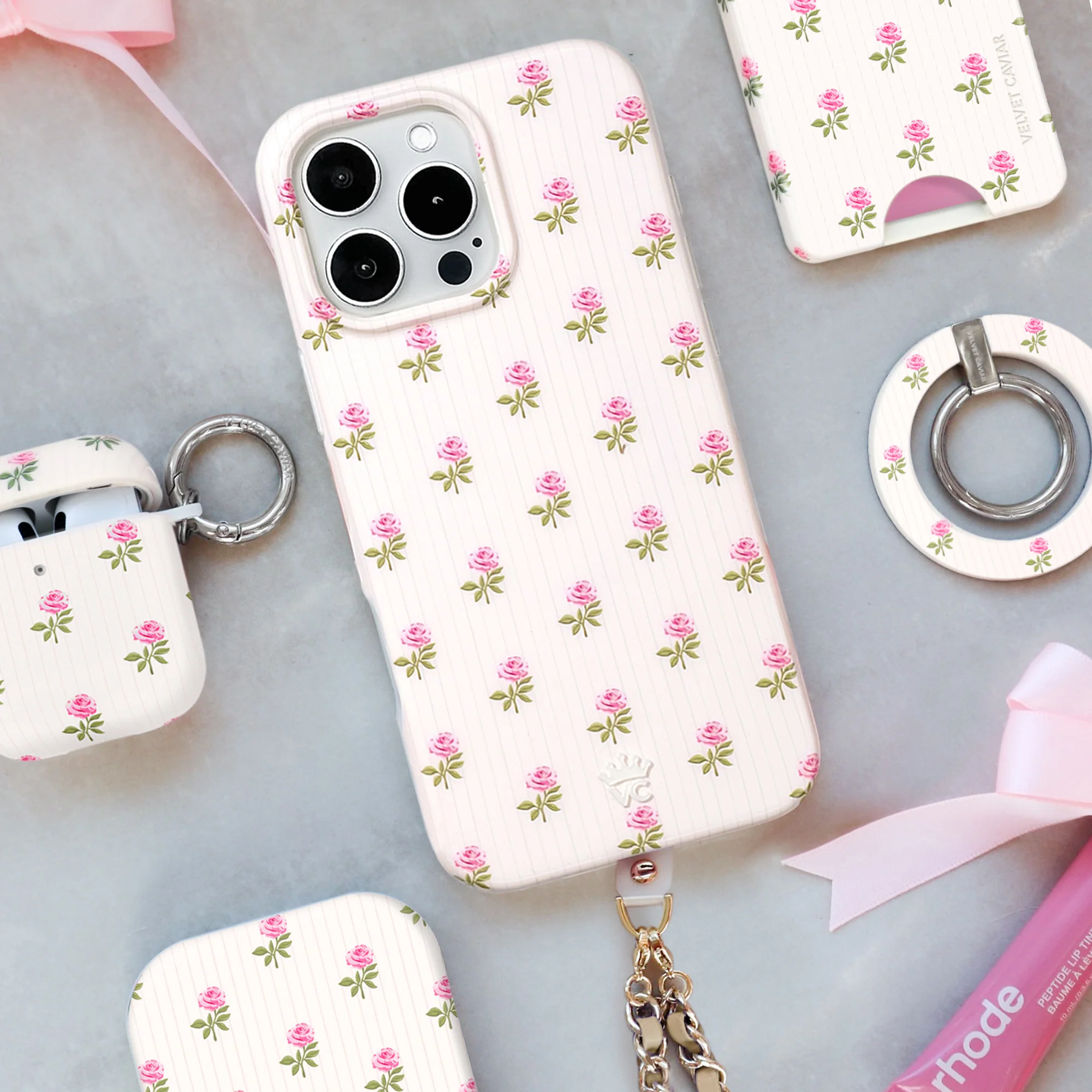 Pink Peony Floral iPhone Case - Image 105
