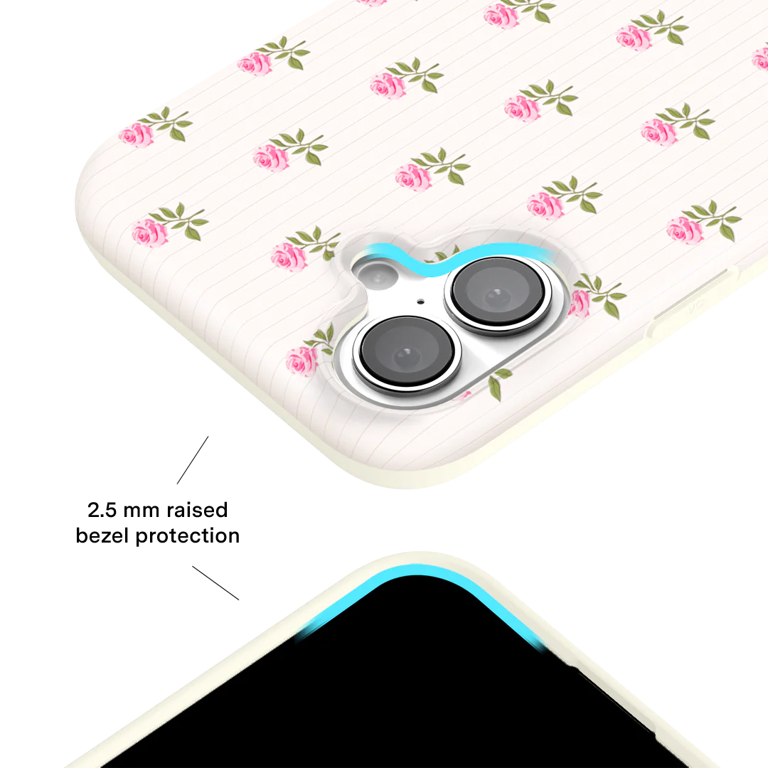 Pink Peony Floral iPhone Case - Image 3