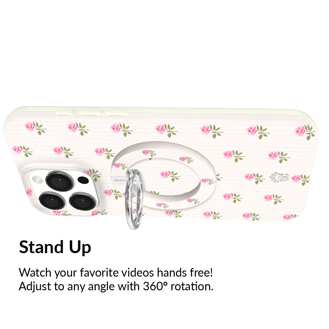 Pink Peony Floral MagSafe Grip Ring - Image 4