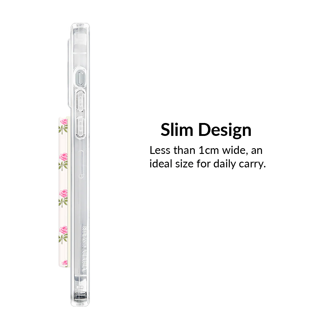 Pink Peony Floral MagSafe Wallet - Image 5