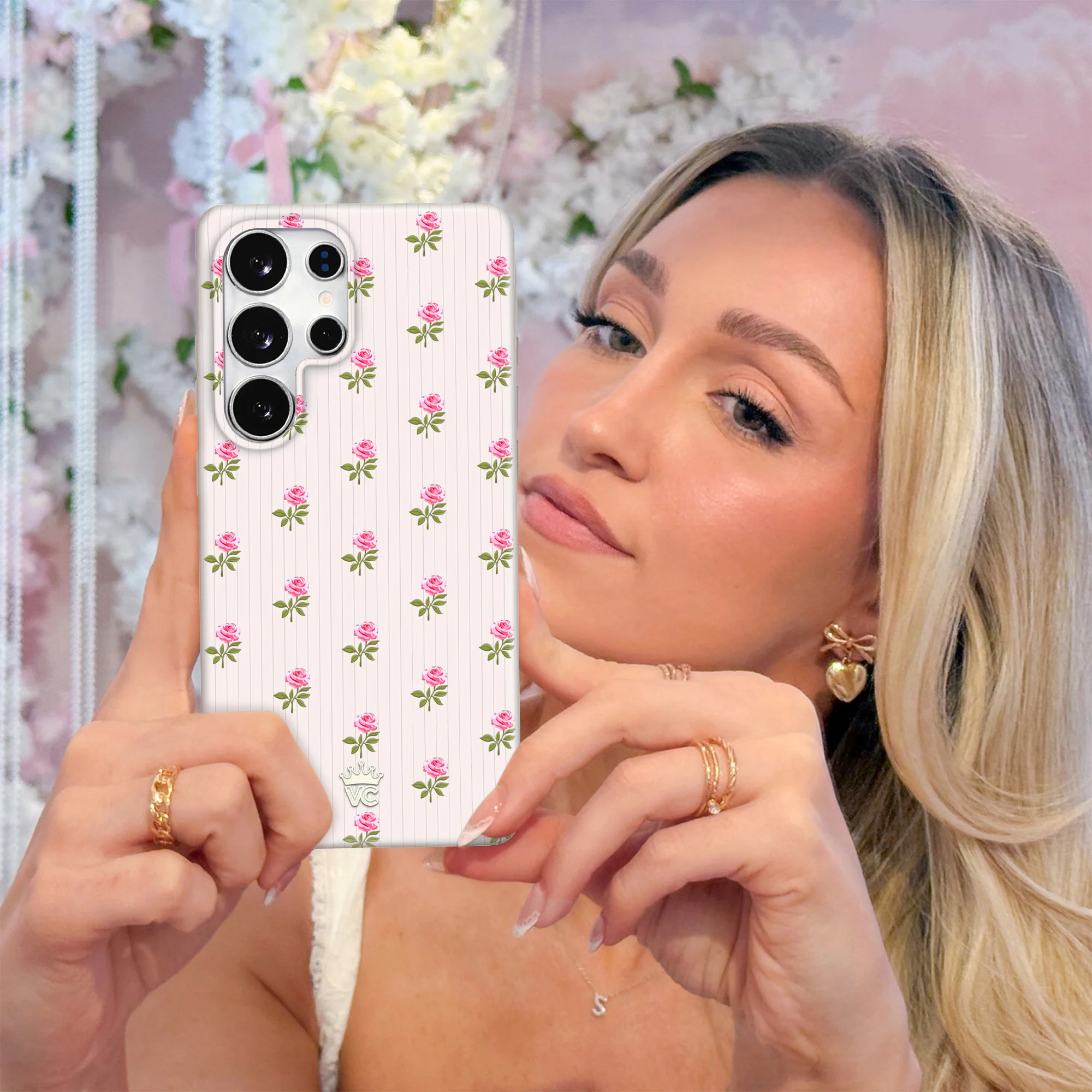 Pink Peony Floral Samsung Case - Image 30
