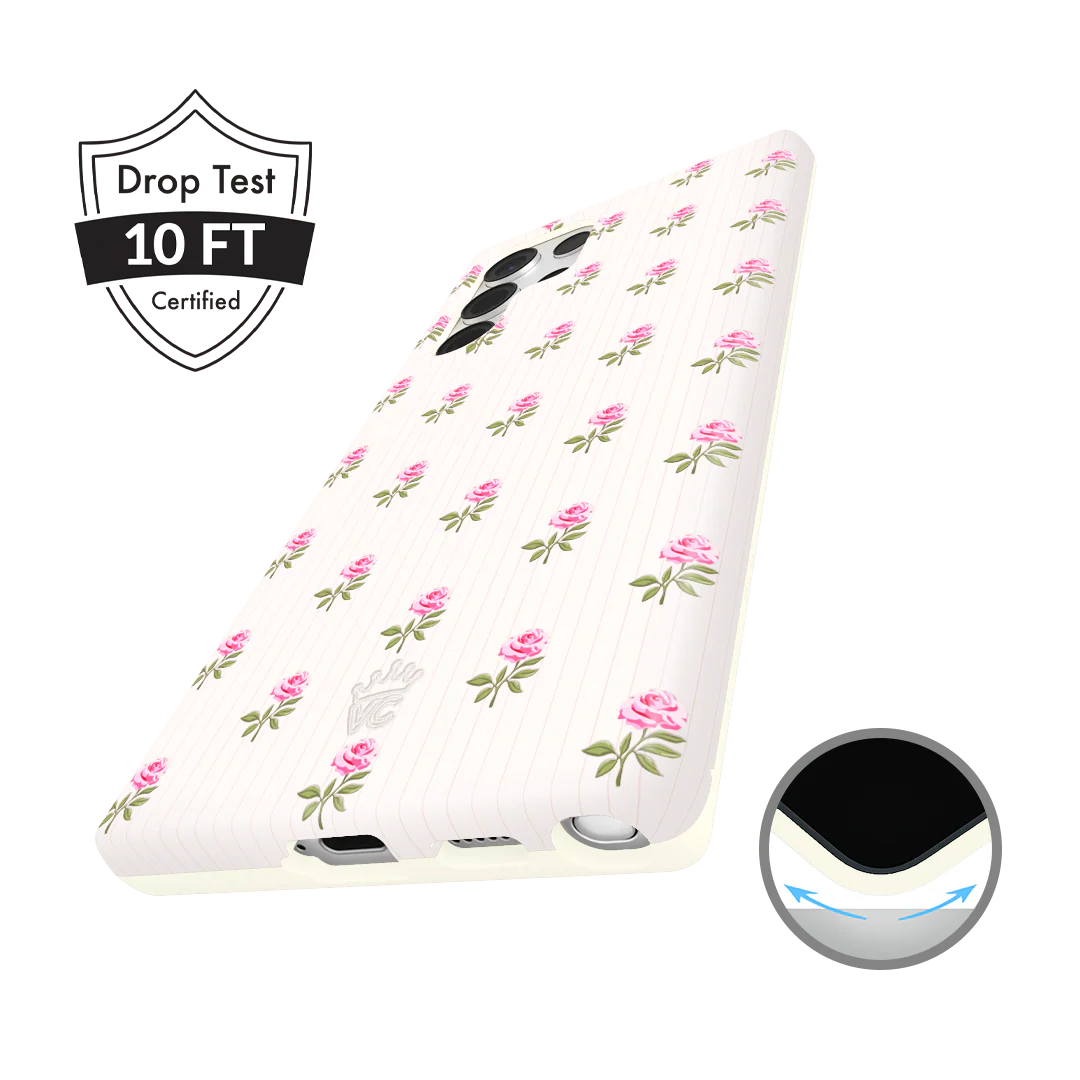 Pink Peony Floral Samsung Case - Image 54