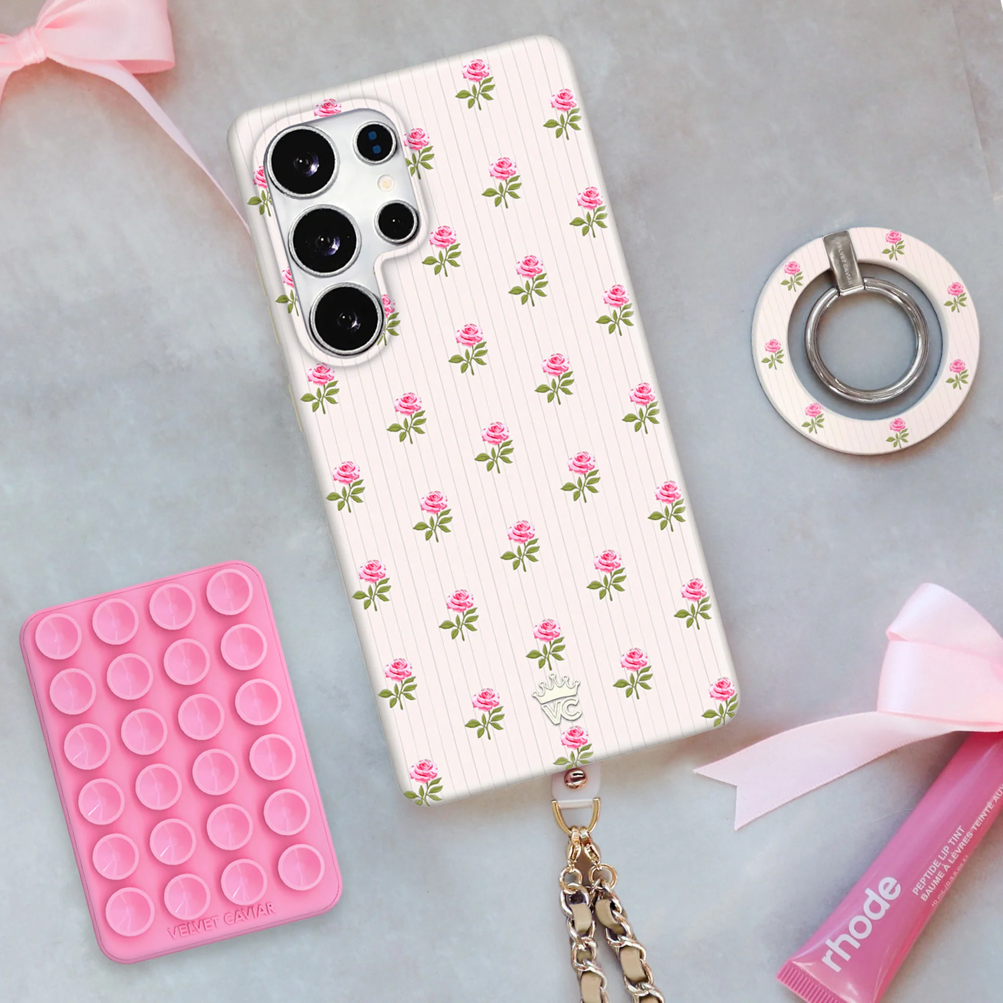 Pink Peony Floral Samsung Case - Image 77