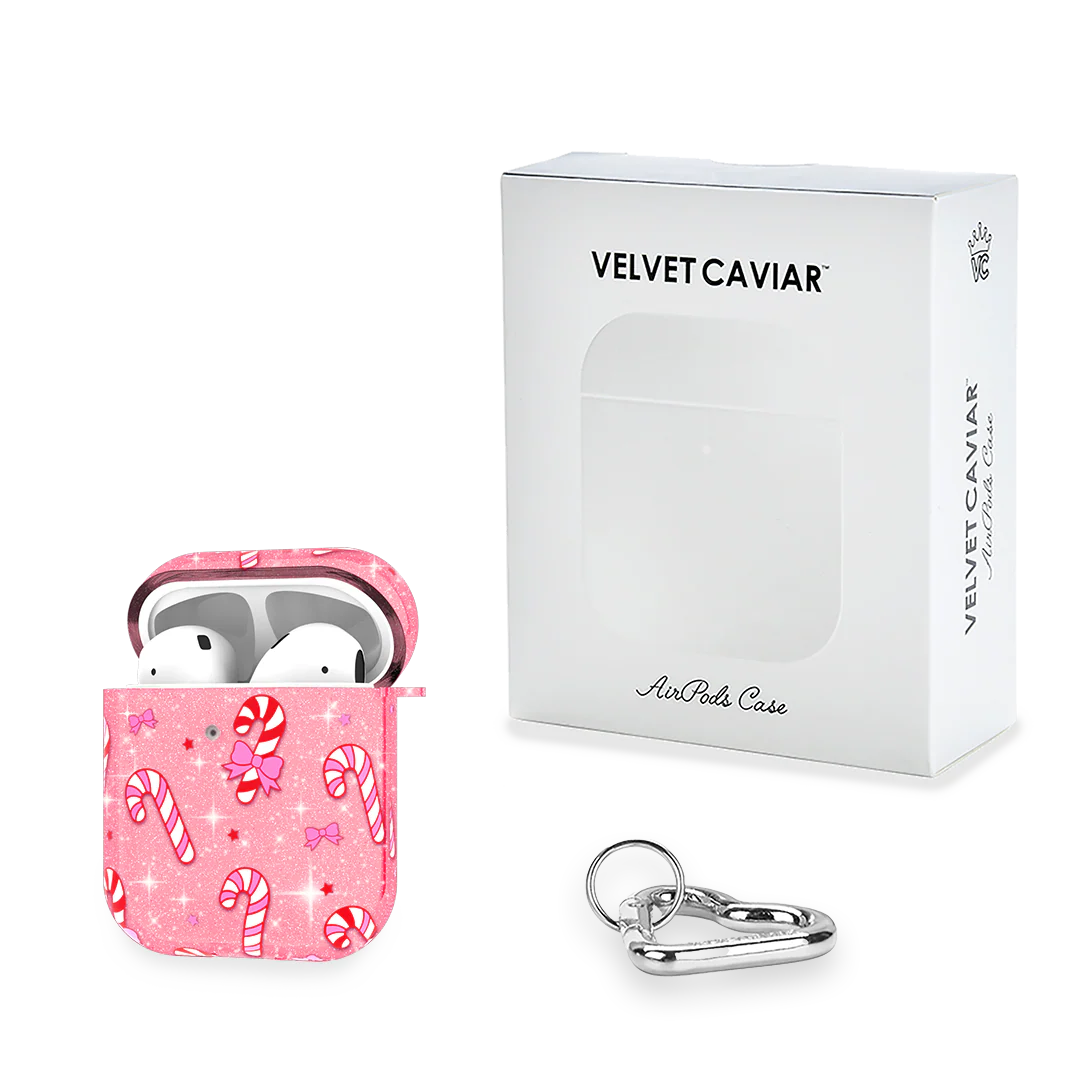 Pink Peppermint Princess AirPod Case - Image 5