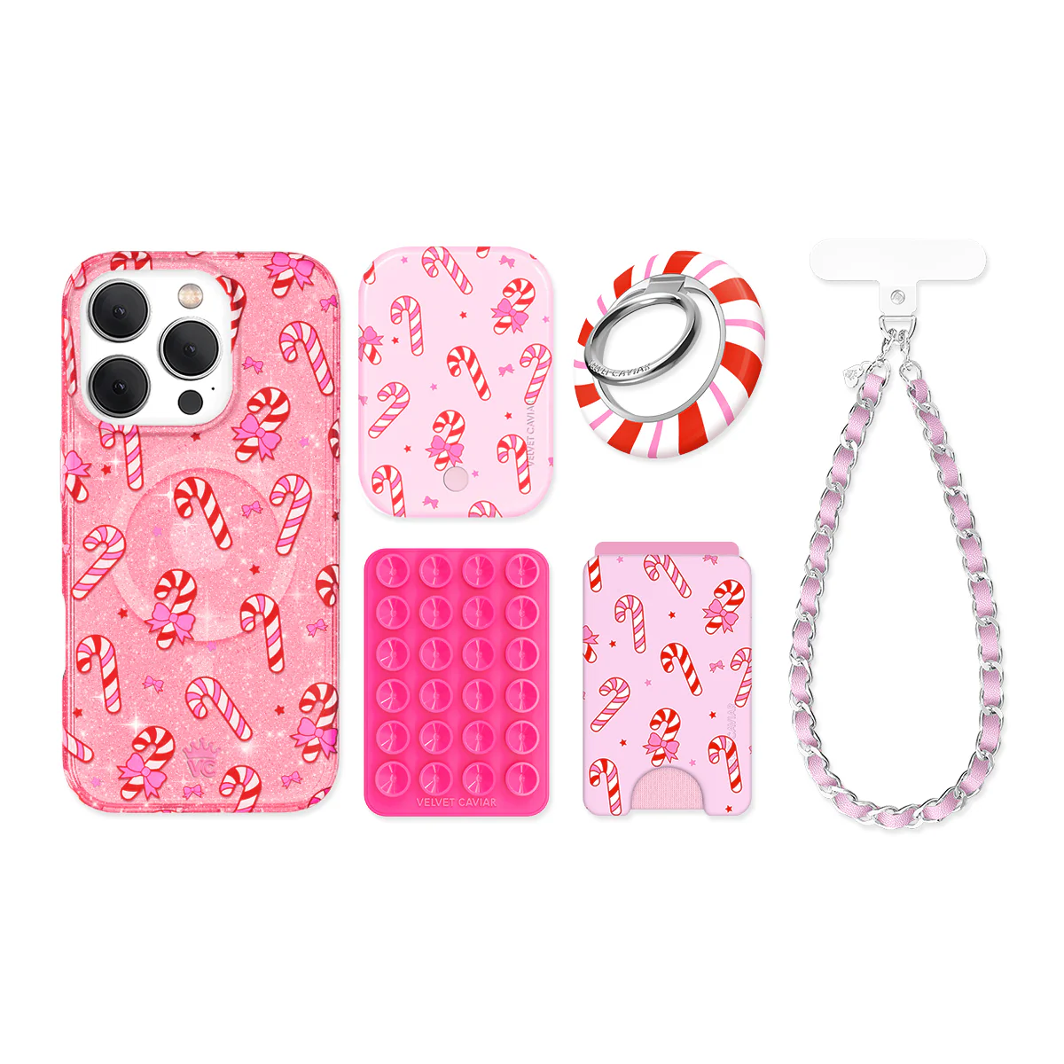 Pink Peppermint Princess iPhone Bundle Set - Image 15