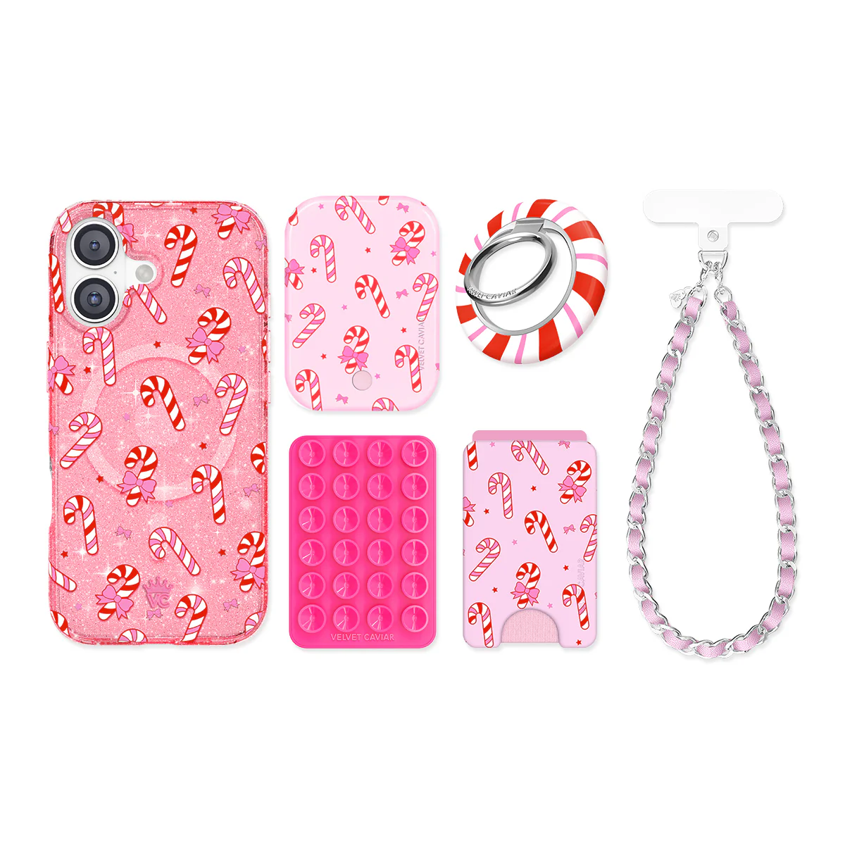 Pink Peppermint Princess iPhone Bundle Set - Image 23