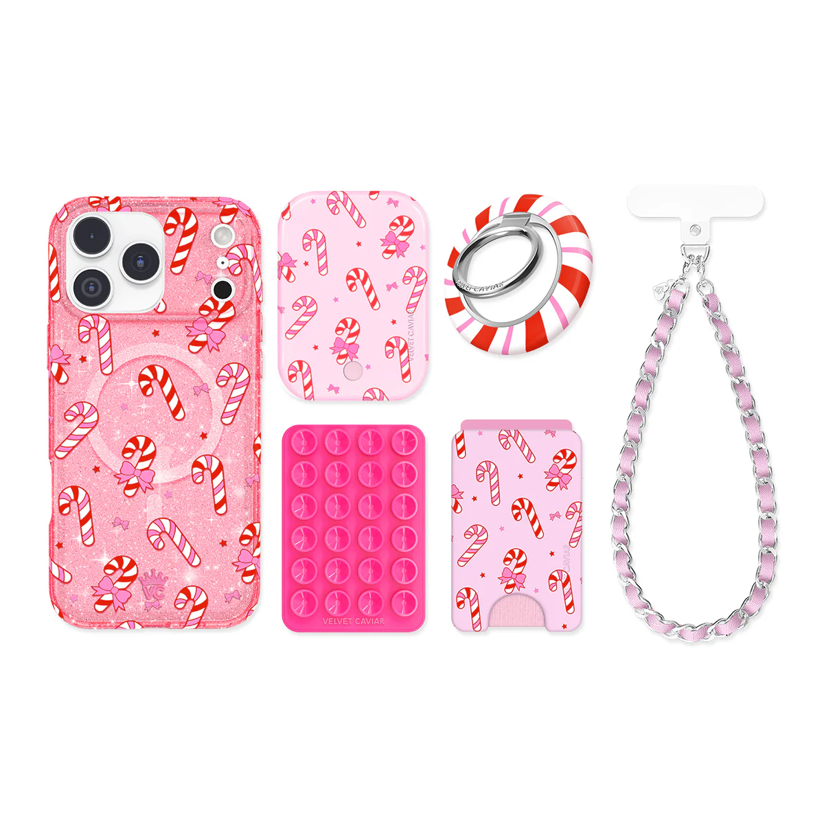 Pink Peppermint Princess iPhone Bundle Set - Image 24