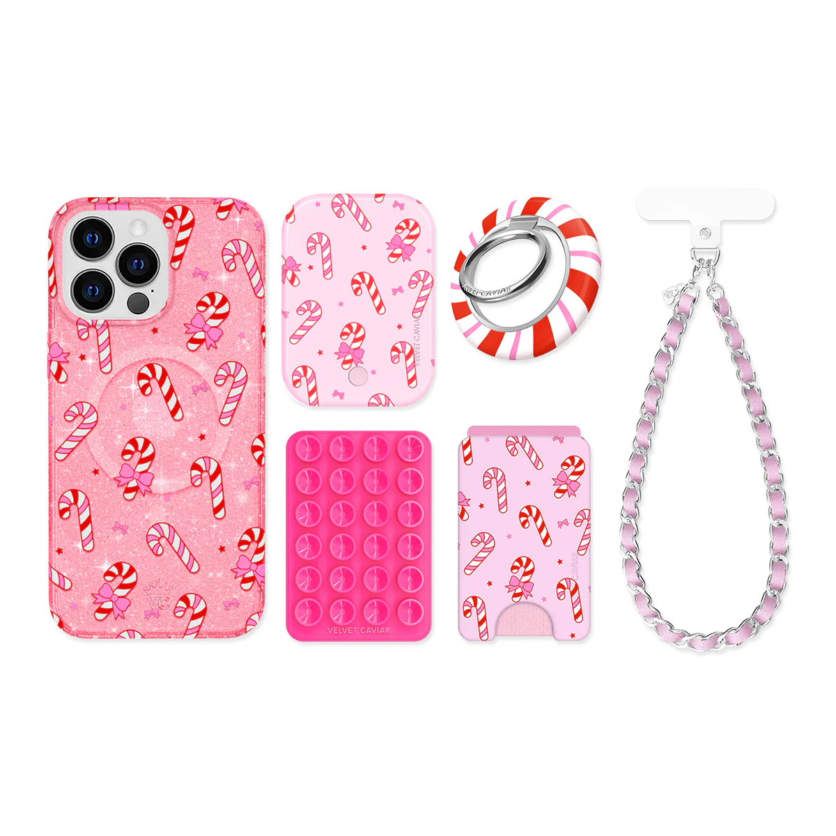 Pink Peppermint Princess iPhone Bundle Set - Image 6