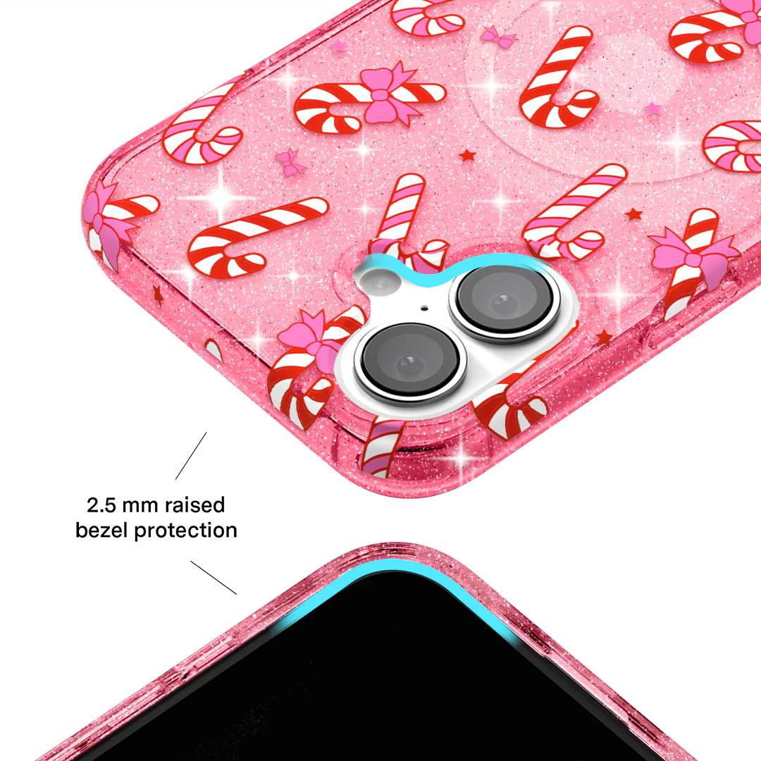 Pink Peppermint Princess iPhone Case - Image 12