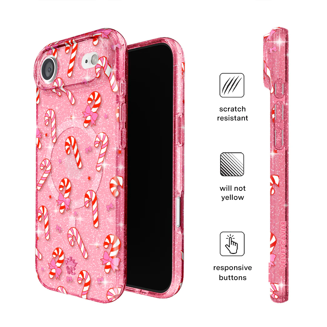 Pink Peppermint Princess iPhone Case - Image 95
