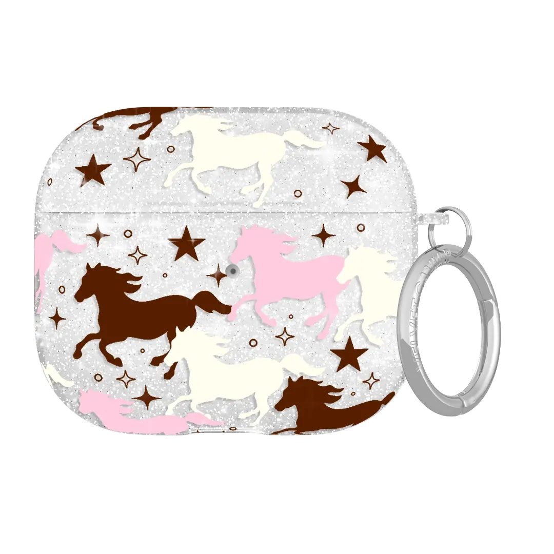 Pink Pony Glitter AirPod Case - Image 11