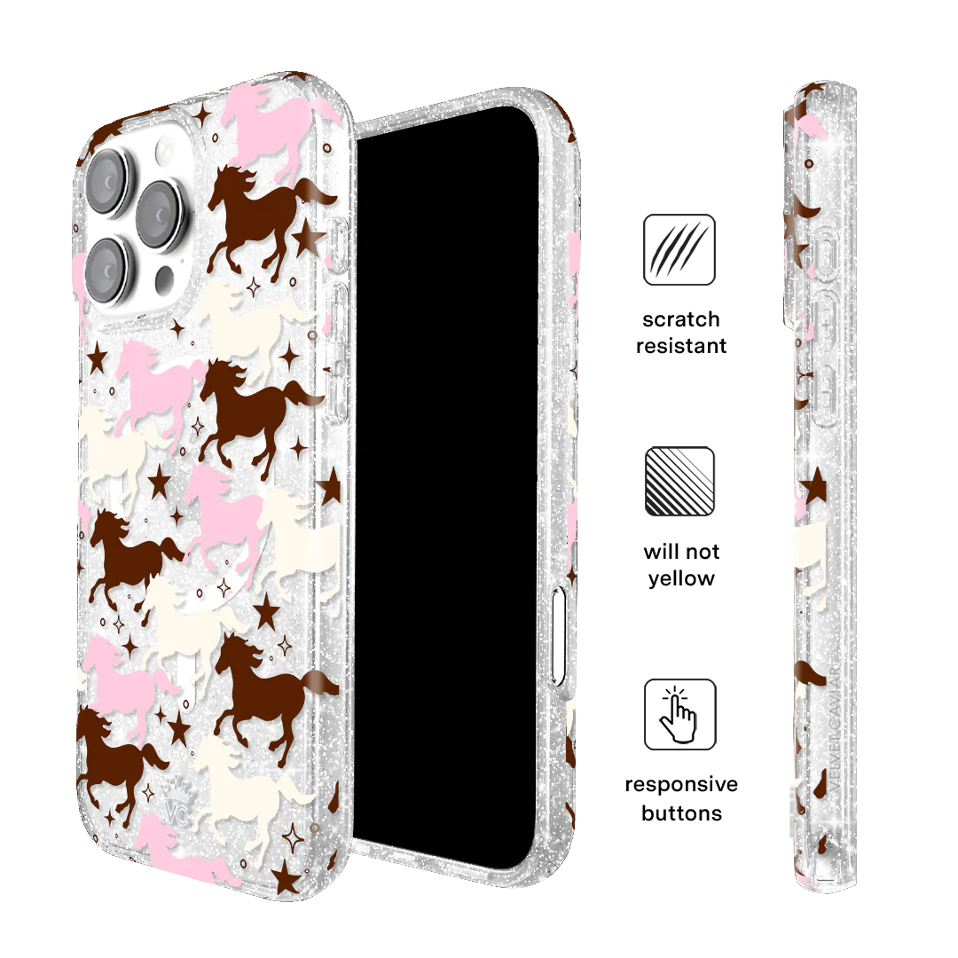 Pink Pony Glitter iPhone Case - Image 20