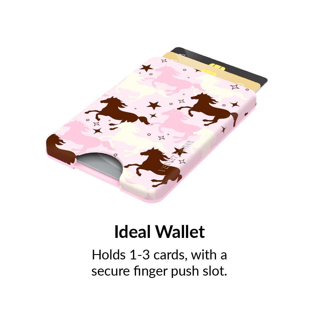 Pink Pony Glitter MagSafe Wallet - Image 4