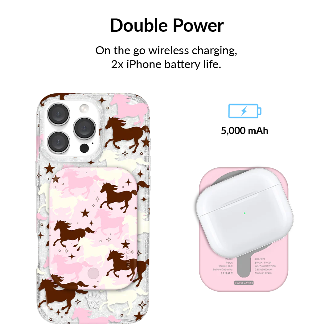 Pink Pony MagSafe Battery Power Pack - Image 3