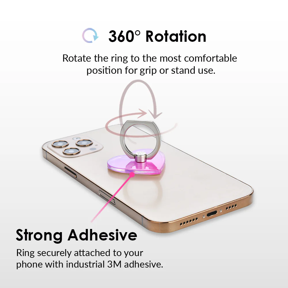 Violet Ombre Phone Ring - Image 4