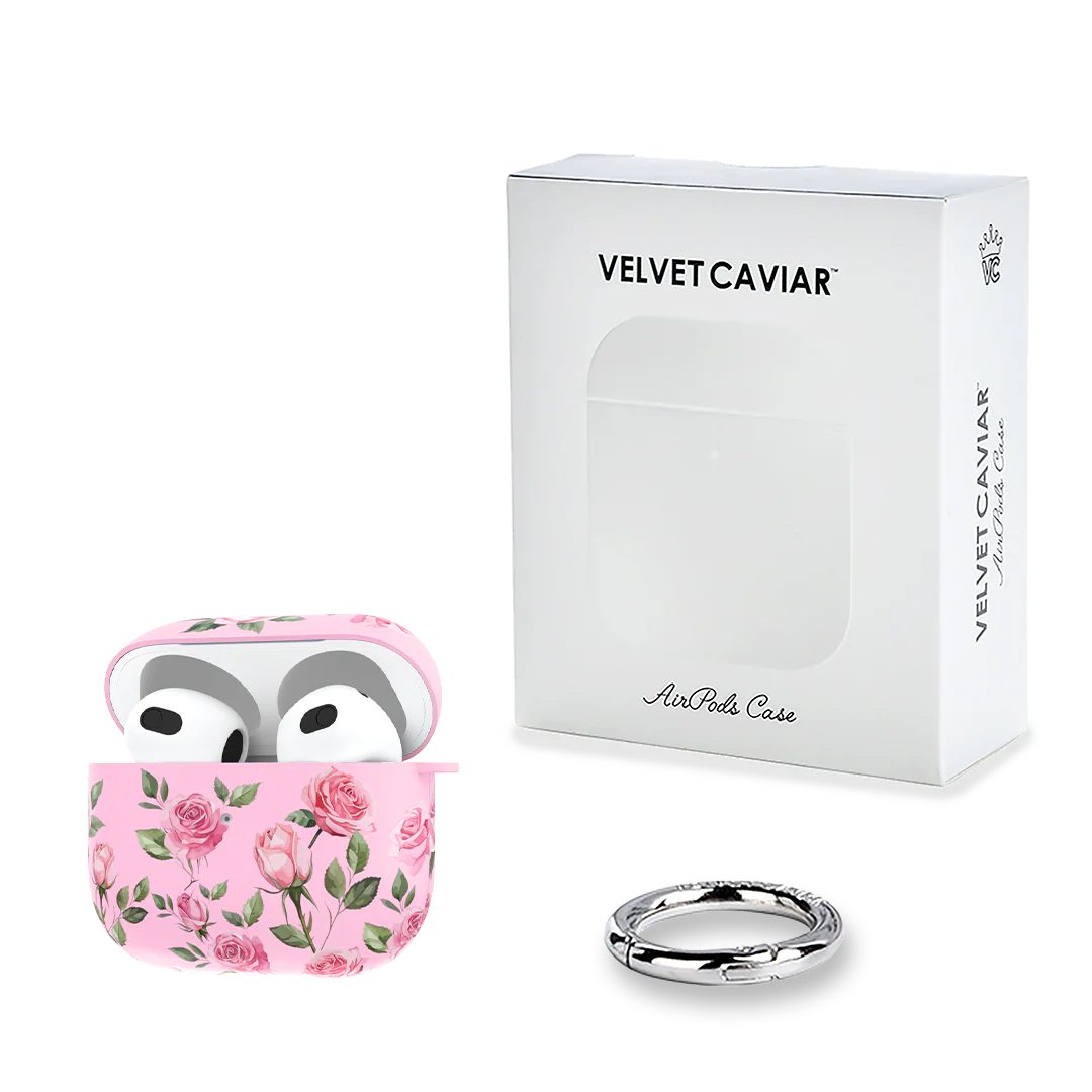 Baby Pink Roses AirPod Case - Image 15
