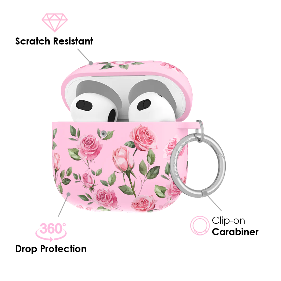Baby Pink Roses AirPod Case - Image 18