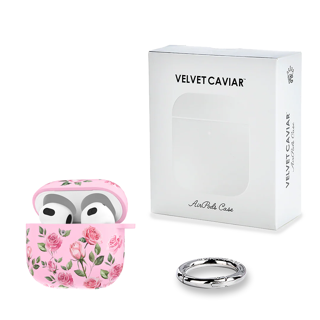Baby Pink Roses AirPod Case - Image 20