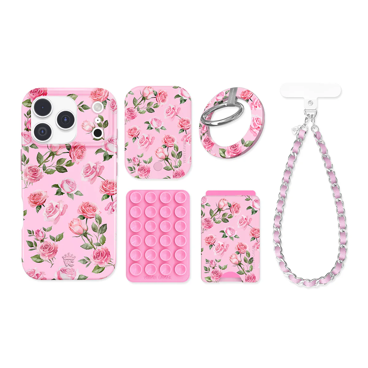 Baby Pink Roses iPhone Bundle Set - Image 3