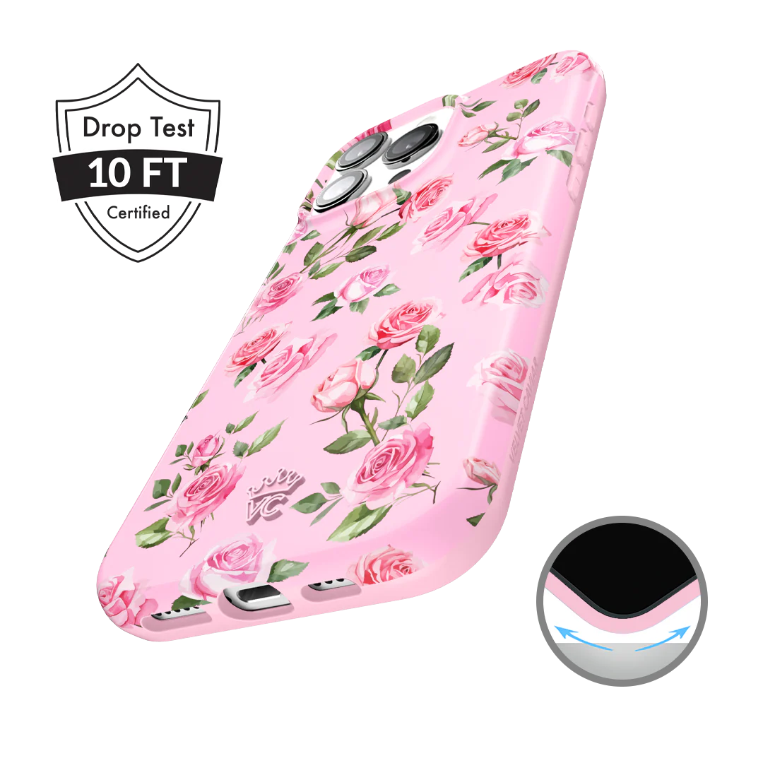 Baby Pink Roses iPhone Case - Image 14