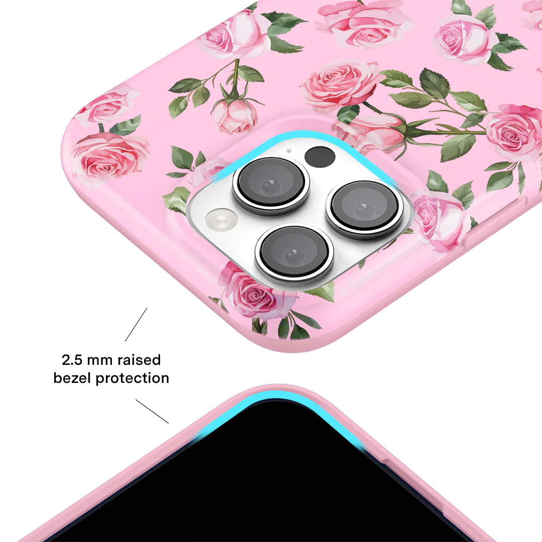 Baby Pink Roses iPhone Case - Image 2