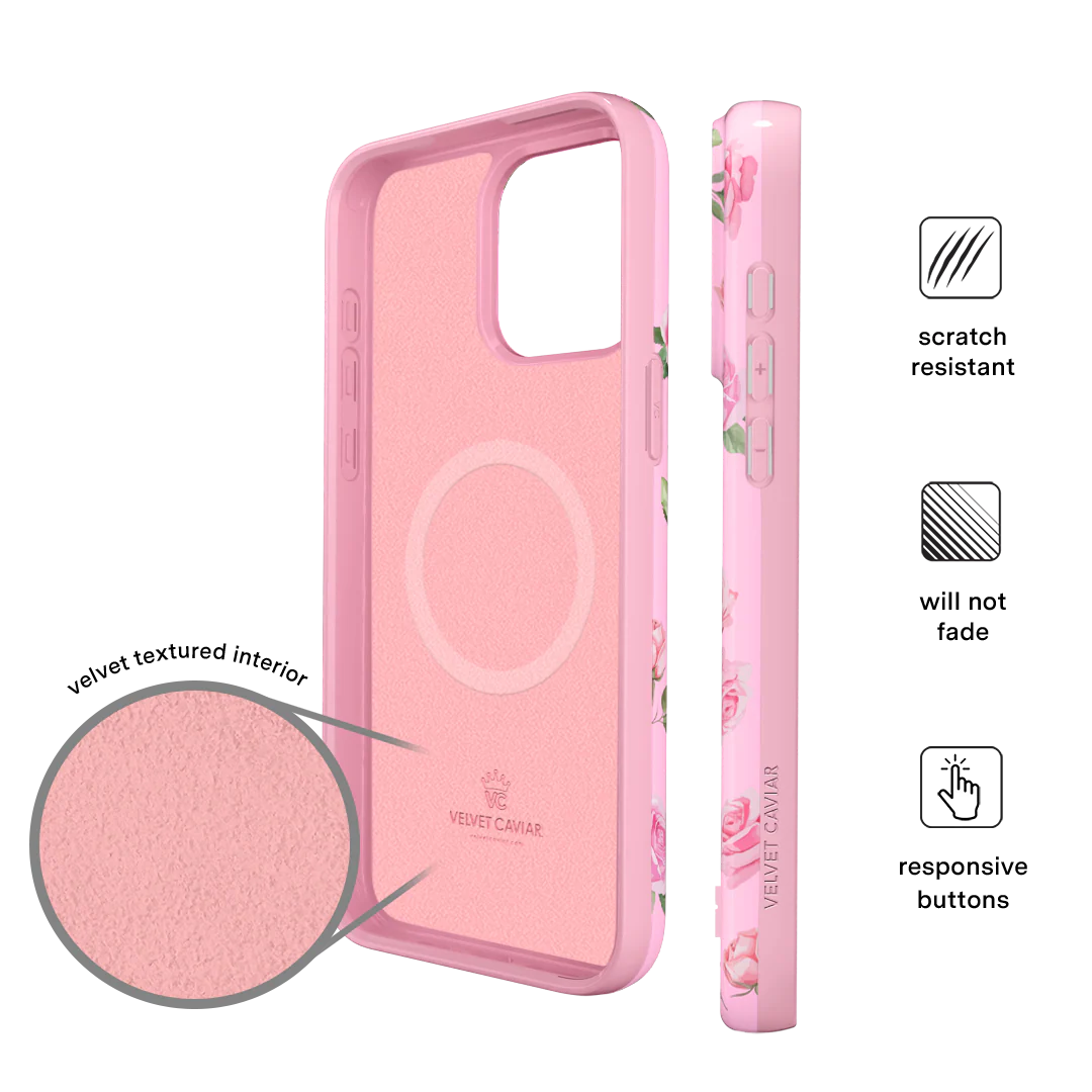 Baby Pink Roses iPhone Case - Image 30