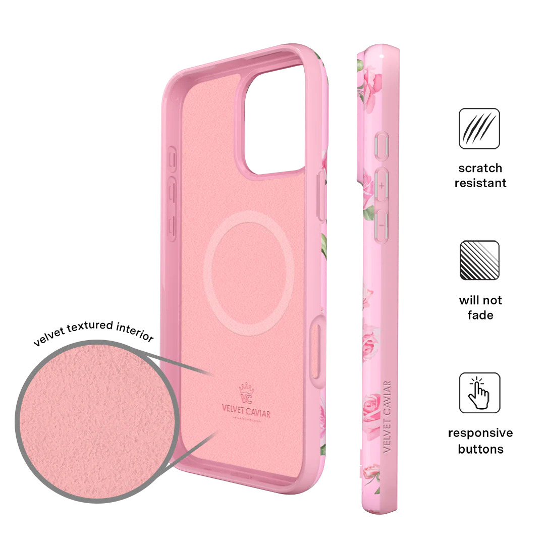 Baby Pink Roses iPhone Case - Image 5