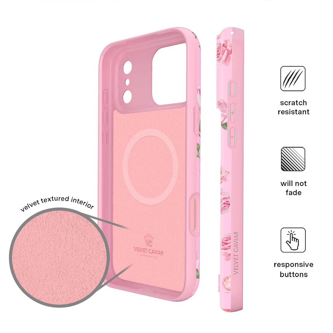 Baby Pink Roses iPhone Case - Image 85