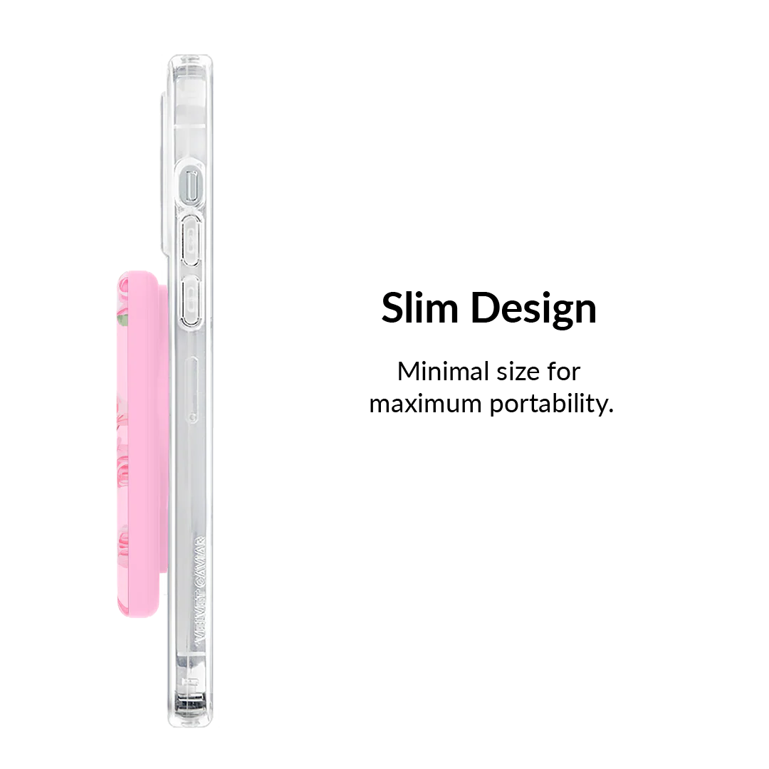 Baby Pink Roses MagSafe Battery Power Pack - Image 5