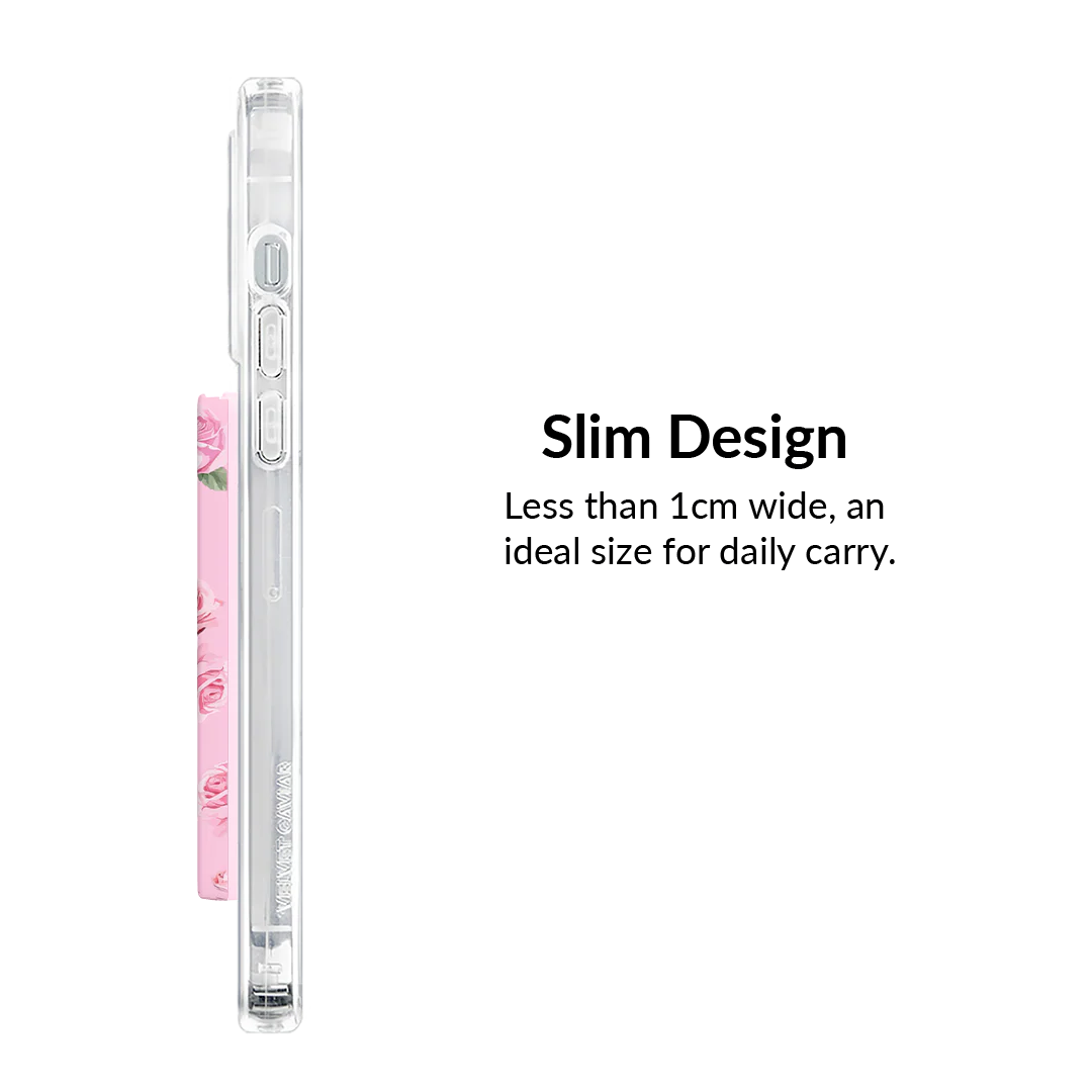 Baby Pink Roses MagSafe Wallet - Image 5