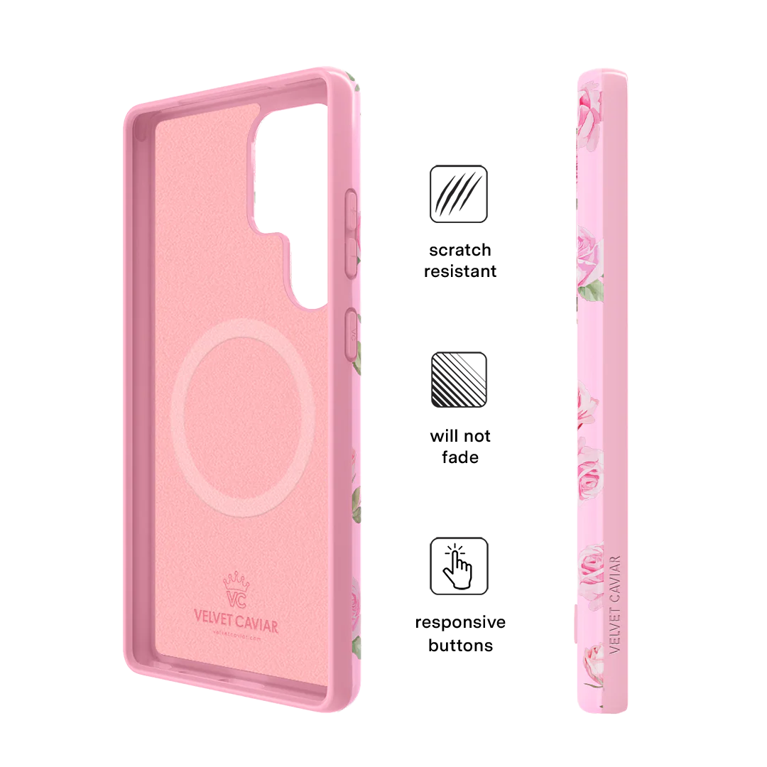 Baby Pink Roses Samsung Case - Image 18