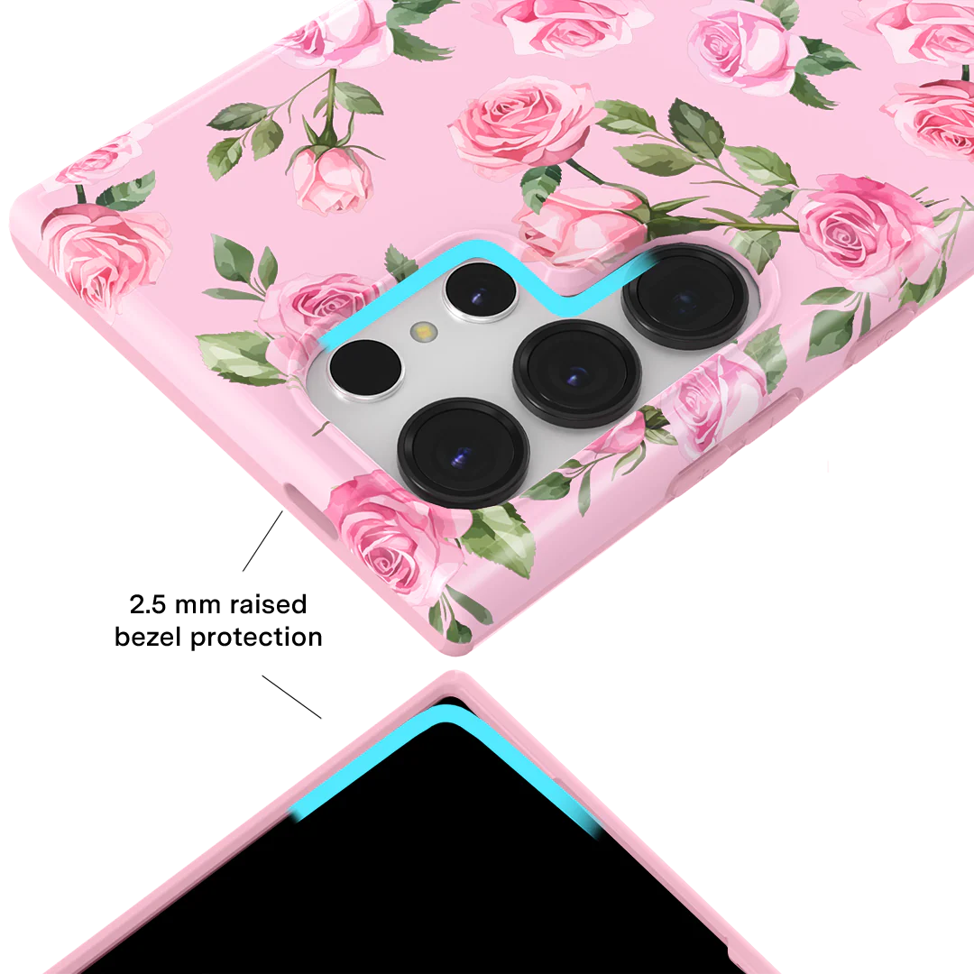 Baby Pink Roses Samsung Case - Image 33