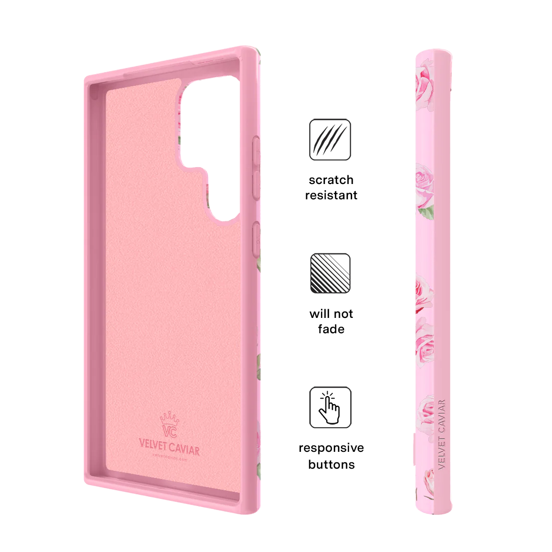 Baby Pink Roses Samsung Case - Image 36