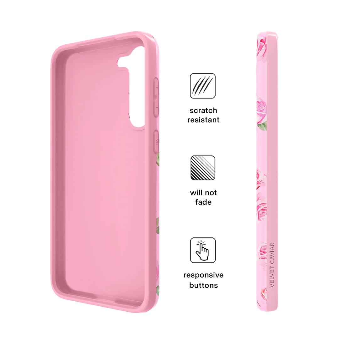 Baby Pink Roses Samsung Case - Image 42