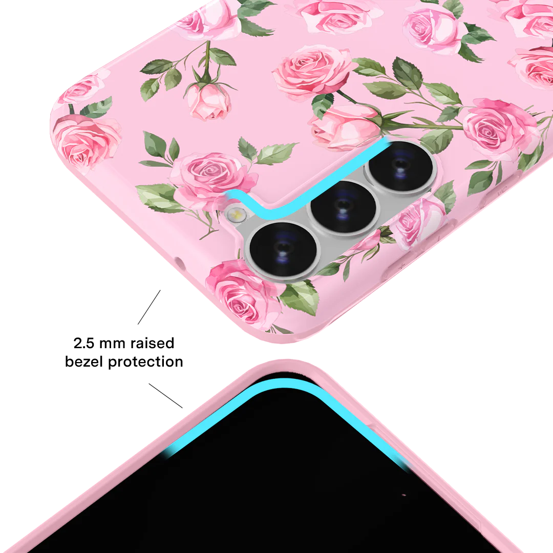 Baby Pink Roses Samsung Case - Image 45