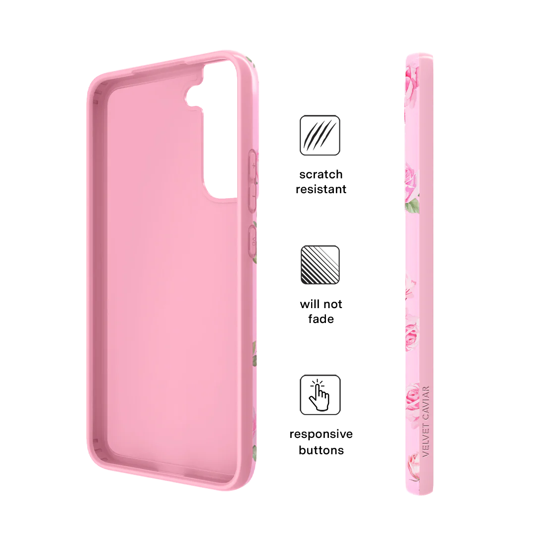 Baby Pink Roses Samsung Case - Image 66