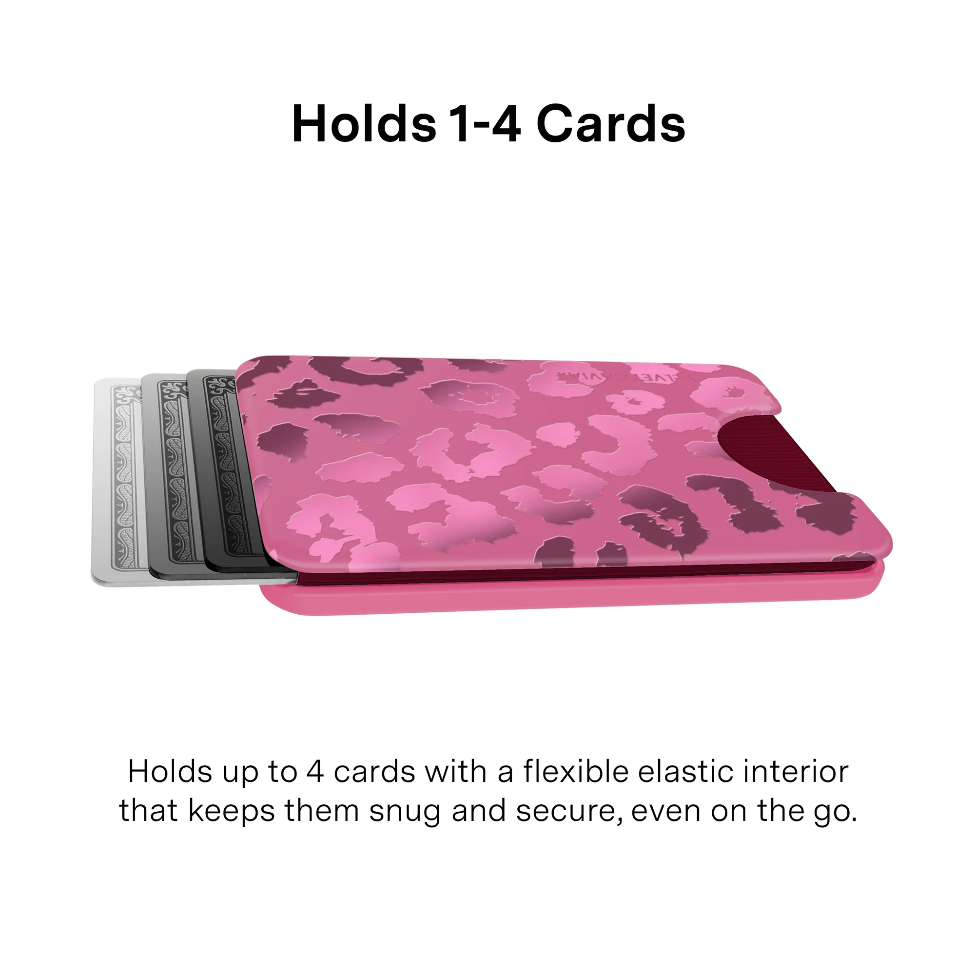 Pink Ruby Leopard MagSafe Wallet - Image 2