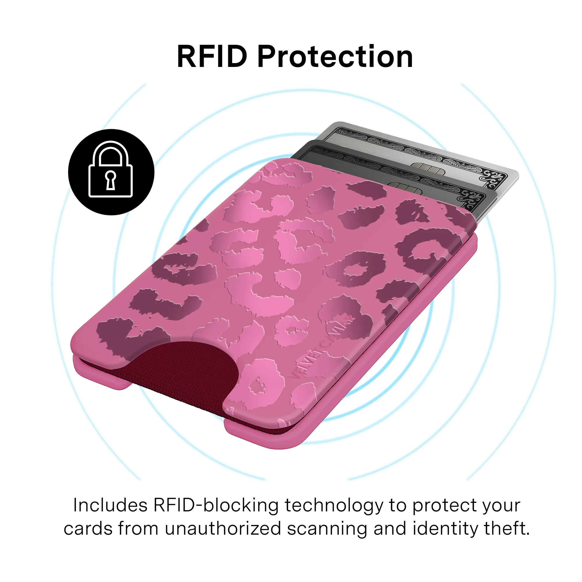 Pink Ruby Leopard MagSafe Wallet - Image 4