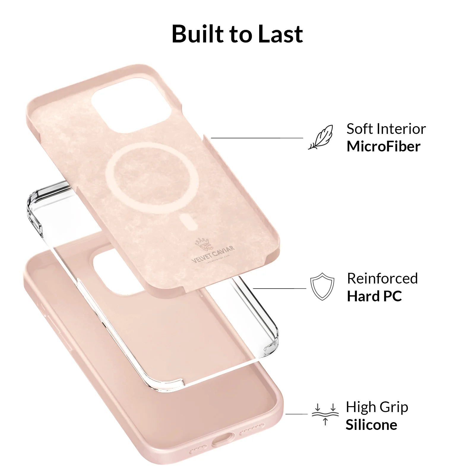 Pink Silicone iPhone Case - Image 35