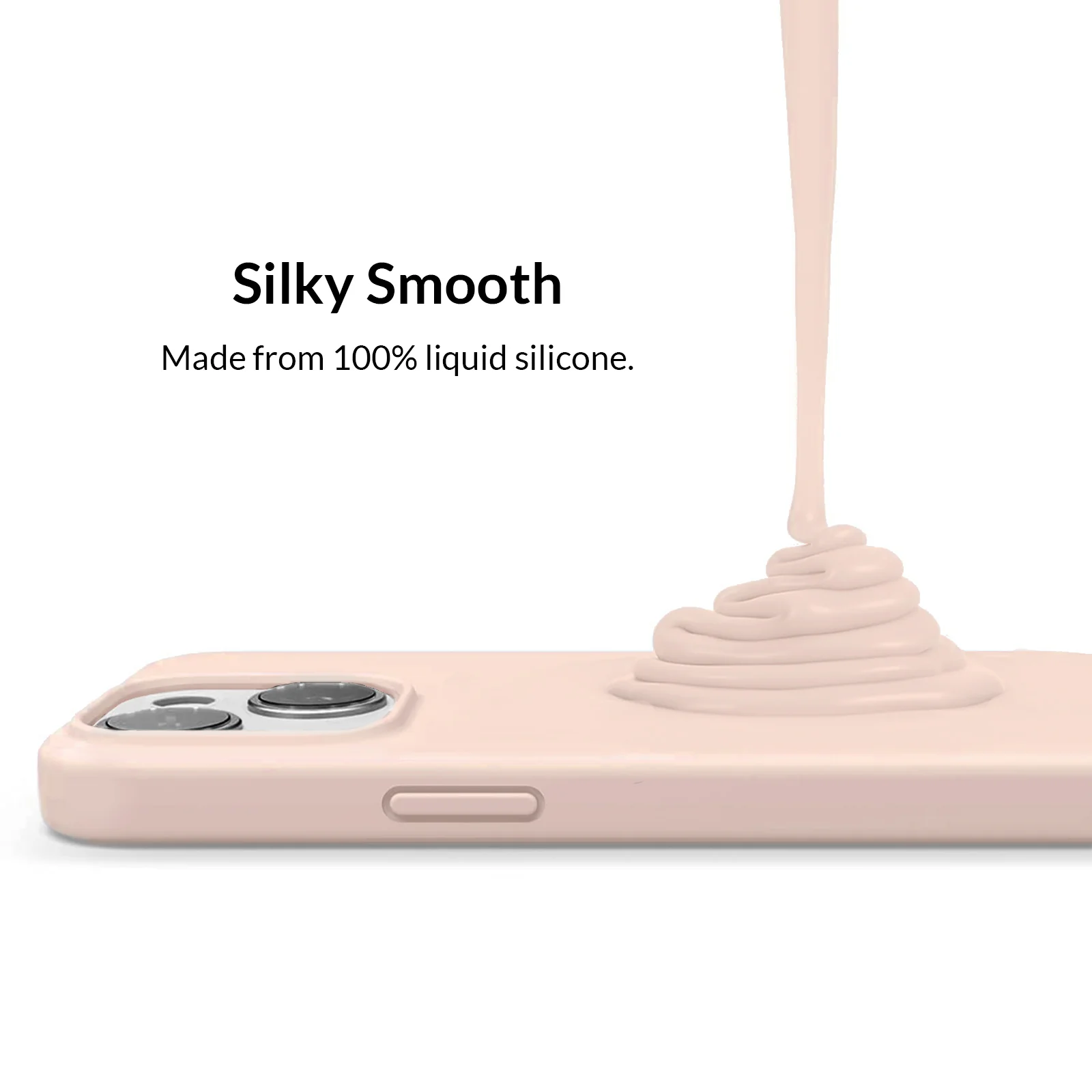 Pink Silicone iPhone Case - Image 52